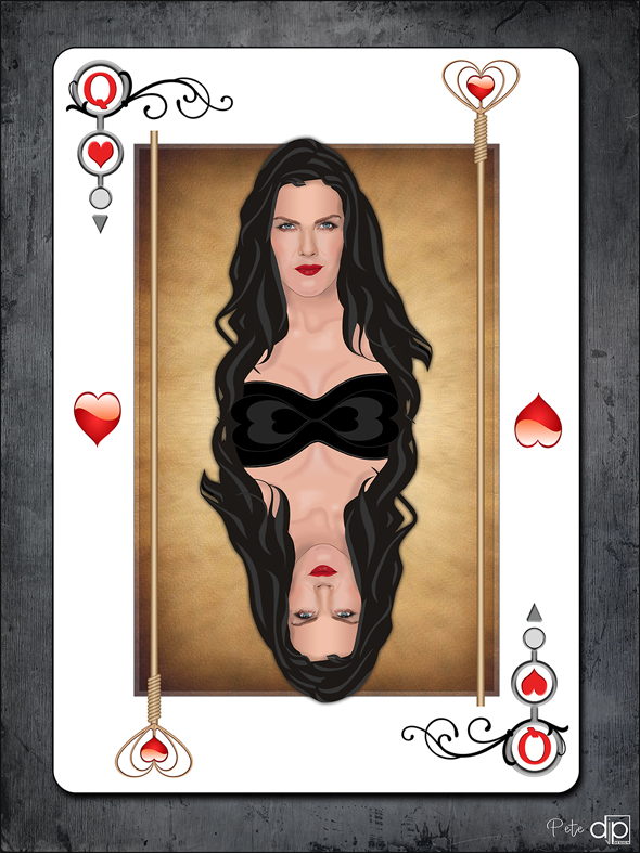 Kira Reed Lorsch as Queen of Hearts - Pete at DJPDesign.net
