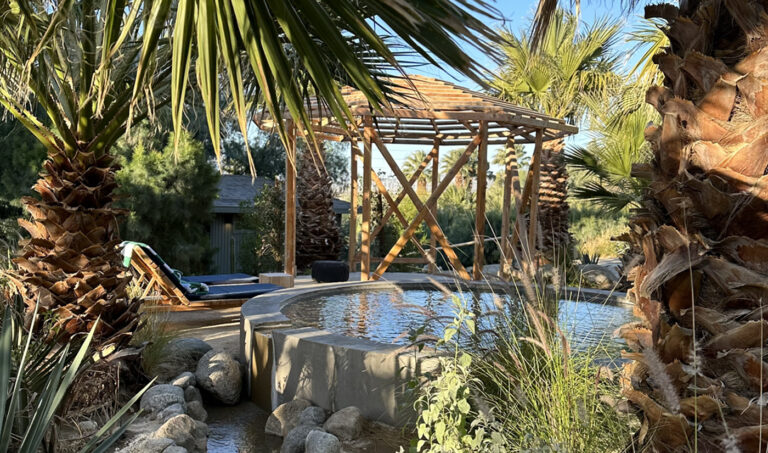 Gazebo and Pool at Two Bunch Palms