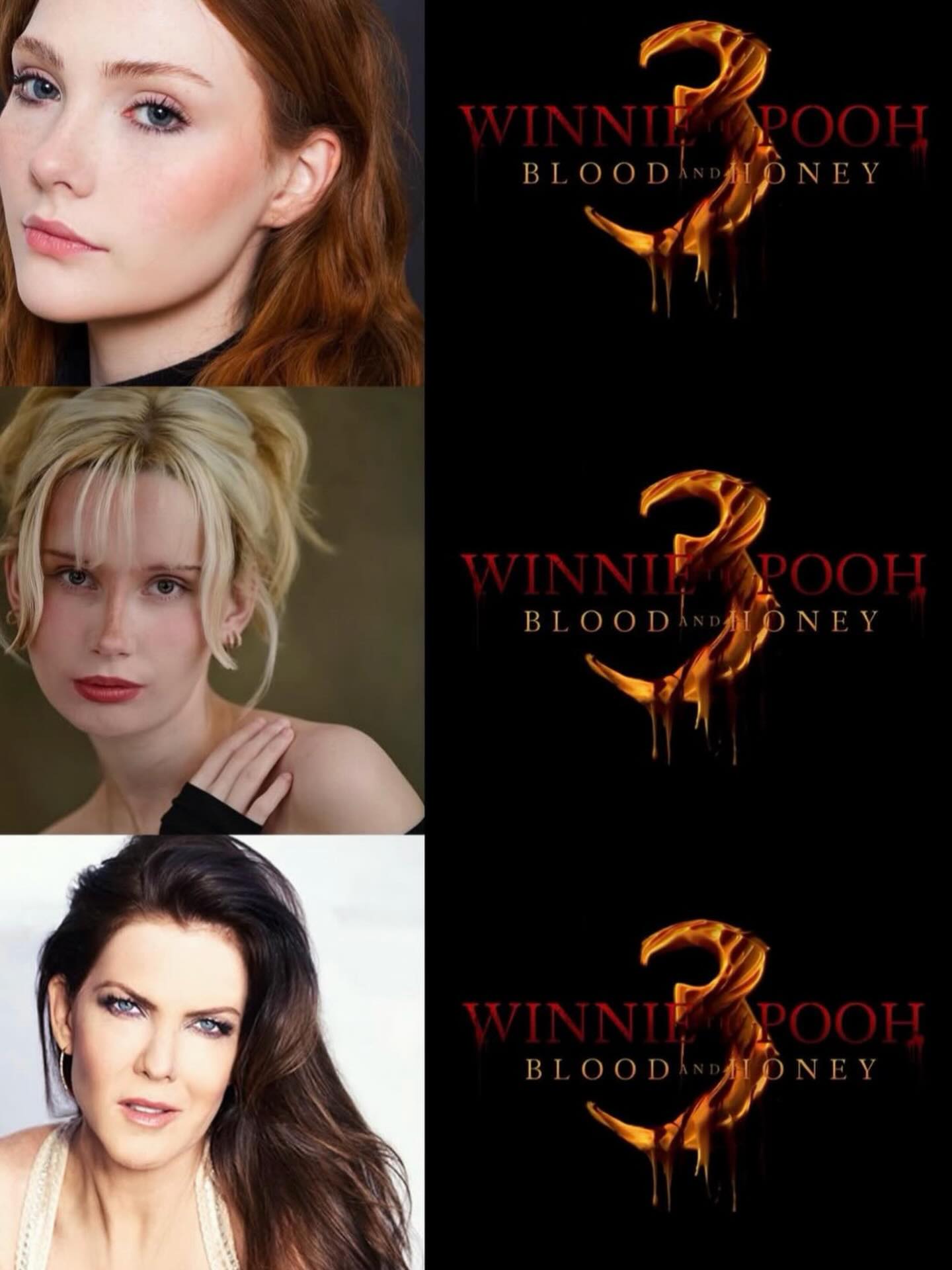 Kira Reed joins the cast of @poohbloodandhoney sequel shooting in England this spring 🩸🍯🎬