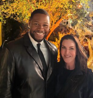 Loved meeting @luke.tennie @appletv #shrinking and discussing his role as a veteran with PTSD ❤️🎬 #mentalhealth #mentalhealthawareness