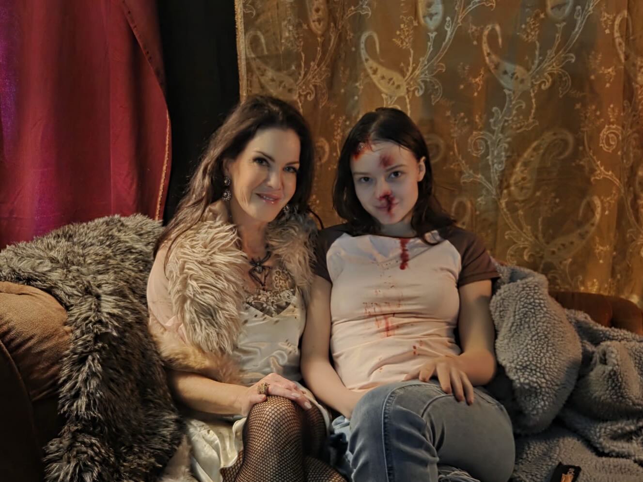 Loved working with @josie_fee 🩸🍯🎬 @poohbloodandhoney #winniethepoohbloodandhoney3